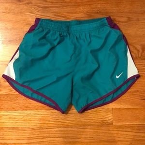 Teal Nike shorts
